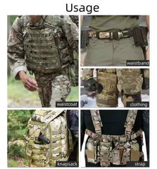 1 Meter 2.5cm Width Splash Camouflage Webbing Non-elastic Edging Strap DIY Parts