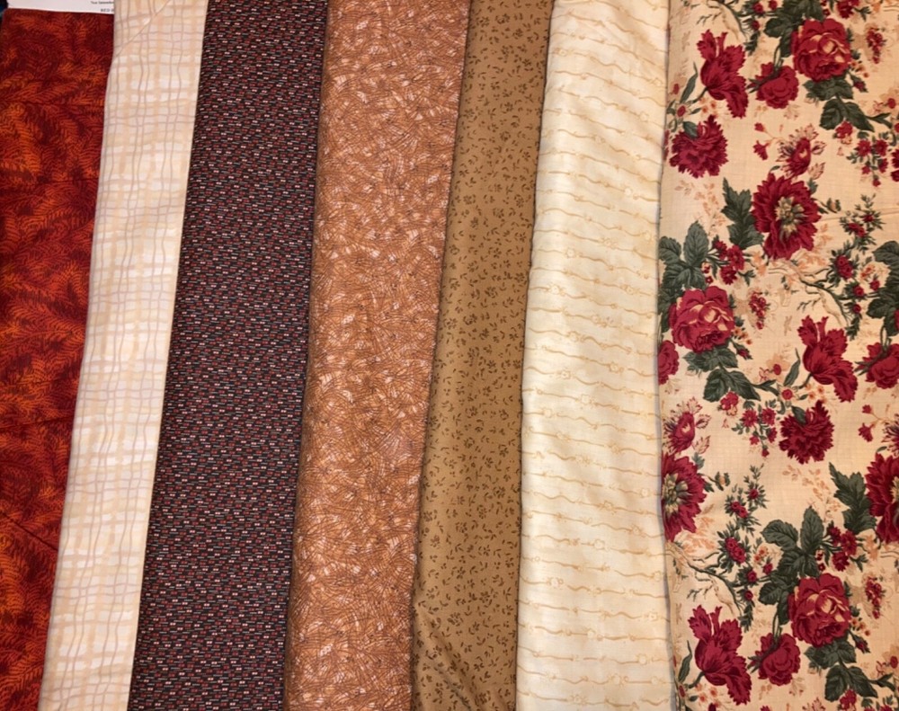 7 YDS QUILT FABRIC SET with Benartex Collections