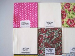 Lot 20 Joann Fabrics FQ Fat Quarters Floral Tone on Tone Solid Stripes 128