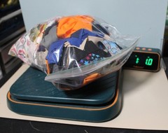 1 Pound of Small Fabric Scraps Solid Colors and Patterns Quilting Lot