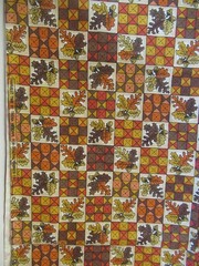 “Harvest Time” FALL LEAVES COTTON Fabric Hegdahl General Fabrics 1Y3″X44″