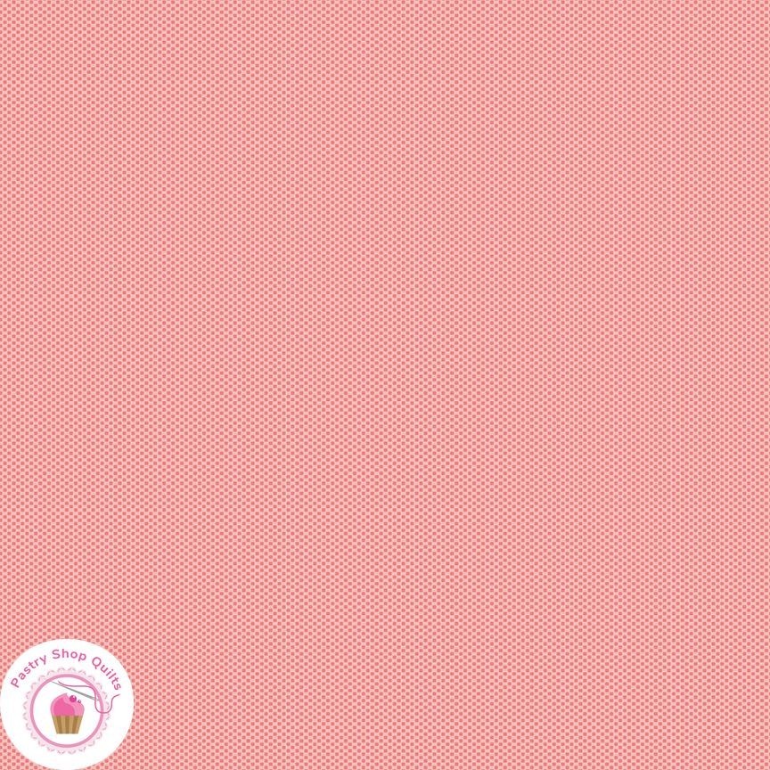Riley Blake POPARAZZI DOTS 805 Coral Quilt Fabric Pindots Polka Dot