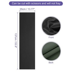 PU Faux Leather Fabric for 0.4 Yards Material Black