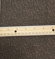 Exclusively Quilters Cotton Fabric 56″x44″ Brown Blender Swirls Scrollwork