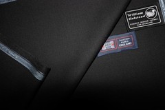 60% MOHAIR, 40% WOOL BLACK SUITING FABRIC MADE IN ENGLAND William Halstead 3.65m