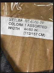 Heather Gray Acrylic Blend Fabric 44/60″ Wide 4.75 Yards Sewing Apparel