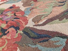 3.8 Yards Vintage FLORAL Woven Tapestry Style Upholstery Fabric 54″ x 140″