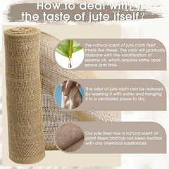 Burlap Fabric – Garden Burlap Fabric Roll Natural Jute Outdoor Fabric Burlap Wee