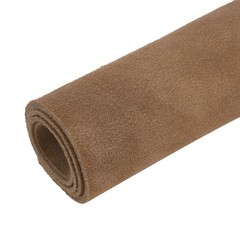 WAYNE’S DOG 3/4 oz Suede Leather Square Cowhide Craft 12″x12″, Brown