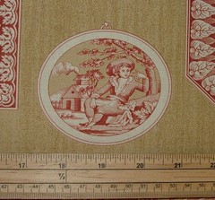 Marvic Textiles Toile Fabric 5.7 Metres Cornelia Curtain Upholstery Cushion