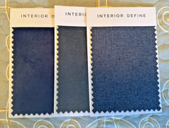 10 Interior Design Sofa Fabric Samples & 1 Two Pages Curtain Sample Book