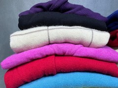 Lot of 14 100% Cashmere Sweaters Cutter Fabric Crafters Repurpose