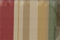 100% Silk fabric by Scalamandre, 54 inches wide, multi stripe