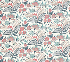 JANE CHURCHILL CURTAIN FABRIC DESIGN Amber 130 cm x 120 cm COTTON BLEND