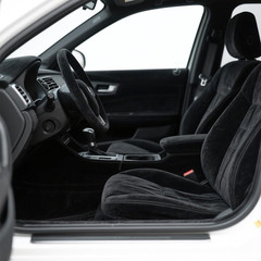 Black Self-Adhesive Microfiber Suede Fabric 39.37″x78.74″ for Car Interior