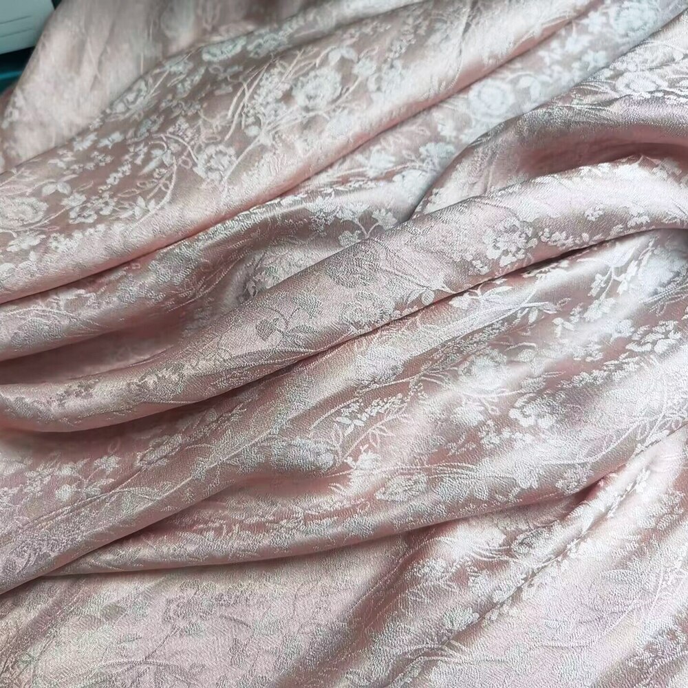 1yard X 1.14meter Natural Silk Crepe Material Retro Silk Viscose Fabric For Gown