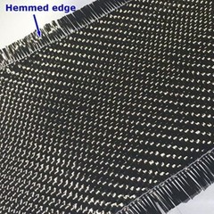Tela De Fibra De Carbono-2X2 Tejido De Sarga 3KILO 220G 5 Ft X 12” Paquete De 1
