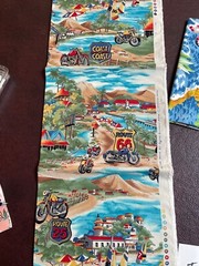 Lot Of 3.7 yards New TRAVEL Quilting Fabric READ for yardages