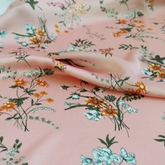 1Yard*150cm Soft Crepe Charmeuse Material Fabric Dress Scarf Tecido Tilda