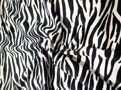 Black White ZEBRA STRIPE Minky Fabric by YARD African Animal Pattern Safari 58″W