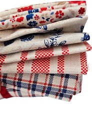 Quiltologie Red Blue Patriotic 18″x21″, 5 Pieces Pack J386
