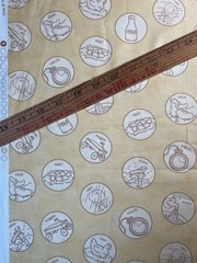 Fabric – “Whimsy” Collection by Fig Tree & Co for Moda Pale Yellow 36” L x 44” W