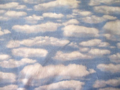7-3/4 YDS CLOUDS IN THE SKY 100% COTTON MARCUS BROS