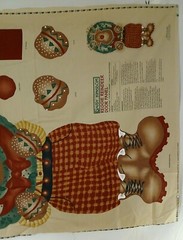 CUT AND SEW FABRIC DOOR PANEL Reggie Reindeer in wreath Christmas DAISY KINGDOM