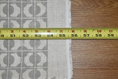 Brook Perdigon SETO — DUSK Gray 100% Linen 1.11 yds x 51.5w Fabric LARGE REMNANT