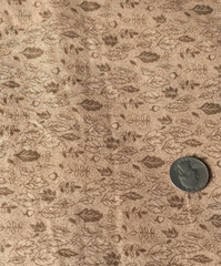 2 1/2 Yds Autumn Breeze Brown Leaves Acorns Fabric Balson Hercules Group