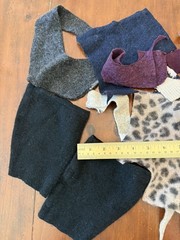 1/2# 100% Wool Sweater Scrap For Crafting, Cashmere, Merino, Lamb Wool-Washed 5
