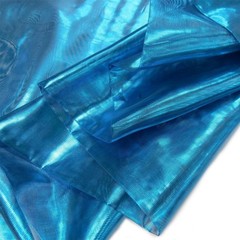 Metallic Tissue Lamé Fabric by Yard – 60″ Wide Shiny Material for Décor
