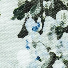 Snow Garden Printed Cotton Fabric By The Yard, Printed Cotton Fabric Upholstery
