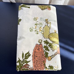 A Waverly Bonded Fabric “Brunch” 100% Pure Combed U,S. Cotton 100×36 Inches.