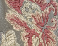 Premium Raised Gold Damask Brocade EJ Victor PENELOPE Upholstery Fabric 5.5 YDS