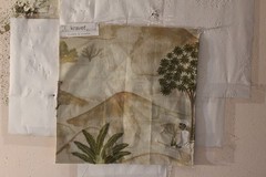 Clarke & Clarke Sahara Embroidered Desert Oasis Scene Various Colors and Sizes