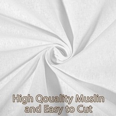 100% White Cotton Fabric 10 Yards 59 Inches Wide Cotton Quilting Fabric by Th…