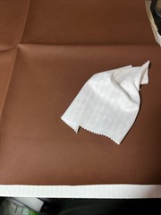 VINYL PLEATHER Proquinal London Tan PVC FABRIC Brown 20″ x 35.5″