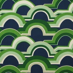 DURALEE EDEN ROC BLUE GREEN URBAN GEOMETRIC MODERN PRINTED FABRIC BY YARD 54″W