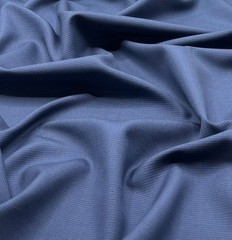 Blue Striped Super 150s Wool And Silk Fabric Suiting Fabric Thobe Scabal 3.5m
