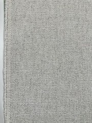 Holly Hunt/ Great Plains Heathered Ottoman: Frost, 12y11in, Soft Textured