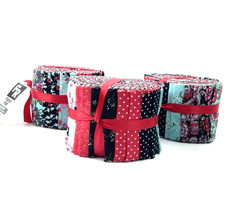 Floral Jelly Roll Bundle – 3 Rolls, 60 Precut Quilting Fabric Strips Sewing