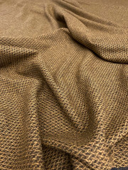 Gold Brown Designer 100% Wool Made in Italy – London Textiles 61″ Wide Half Yard