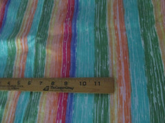 2 yards x 44″ Quilt Fabric Crantson Prints Bright Red Blue Orange Green Stripes