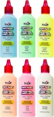 Dimensional Glow Fabric Paint Set 6-Pack Glow in Dark Bright Neon Colors