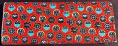AVLYN AIRPORT – COCKPIT GUAGES-RED COTTON FABRIC 15 YARDS – VINTAGE – NEW