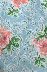 VTG 70s LADY PEPPERELL No-Iron Muslin Presslin 50/50 Flat Sheet Full USA 64”x96”