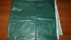 23″L x 54″W VTG WAVERLY DARK GREEN POLKA DOT SCOTCHGARD COTTON UPHOLSTERY FABRIC