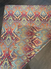 Richloom Ikat Fabric Sagamore 57×73 2yd Upholstery Boho Tribal Global Maximalism