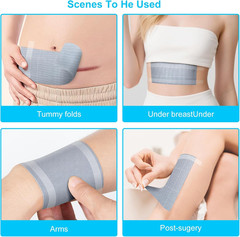 10×144 Inch Silver Infused Fabric Roll, Breathable & Non-Adherent Wound Dressing